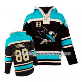 San Jose Sharks Brent Burns 88 Zwart Hoodie Sawyer - Mannen